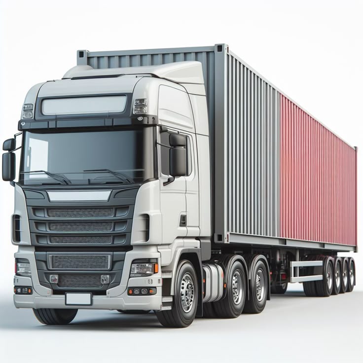Container truck returning from Kigali to Karongi